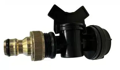 FlexiTank tap with brass male adapter