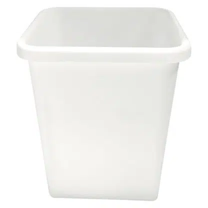 3.9 gal white pot top side