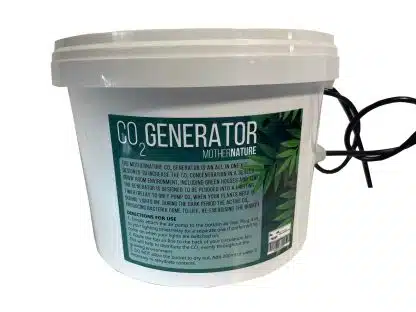 mother nature co2 generator 5 L back label